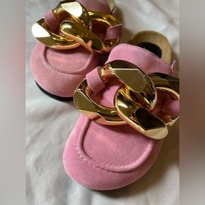 JW Anderson Chain Loafer - pink SUEDE new never worn